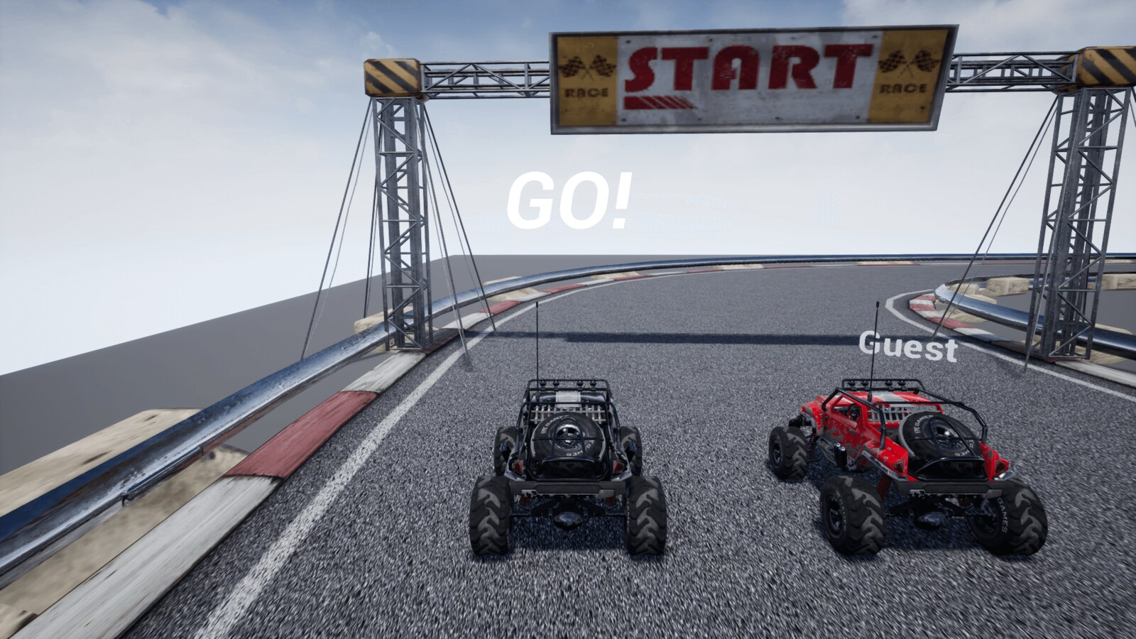 Multiplayer Car Racing Game in Blueprints UE Marketplace